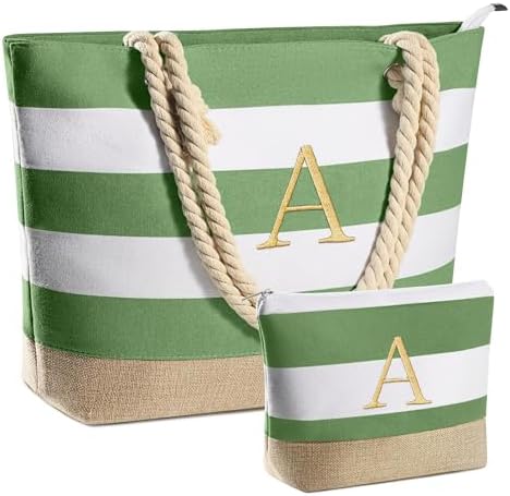 YOOLIFE Beach Bags for Women - Travel Canvas Beach Tote, Pool Waterproof Bag, Travel Essentials, Gifts for Women Birthday by YOOLIFE