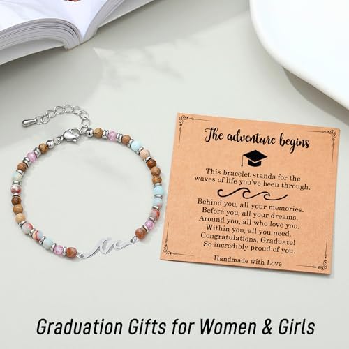 AryaHozel Wave Bracelets for Women, Birthday Gifts for Women, Jewelry Gift for Her Best Friend Sister Mom Daughter - Christmas Valentines Day Easter Graduation Birthday Gifts Ideas - Image 5