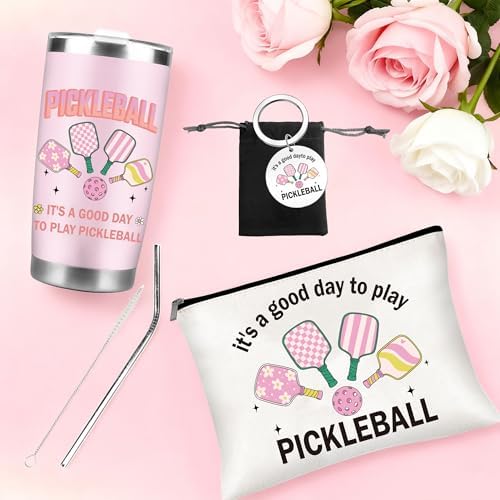 Pickleball Gifts for Women, Travel Tumbler Gift Set for Pickleball Lovers - Image 5