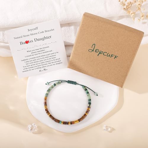 JoycuFF Morse Code Bracelets Christmas Birthday Gifts for Women Her - Image 6