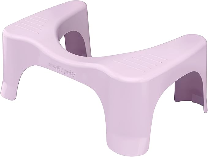 Squatty Potty The Original Bathroom Toilet Stool Curve Lightweight with Sleek and Modern Design, Pink, 7"