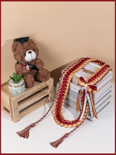 TFTAFAN Graduation Leis and Graduation Honor Cords Class of 2026 Graduation Ribbon Lei Graduation Necklace Braided Necklaces gift for Student Gifts Party Supplies - Image 4
