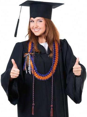 TFTAFAN Graduation Leis and Graduation Honor Cords Class of 2026 Graduation Ribbon Lei Graduation Necklace Braided Necklaces gift for Student Gifts Party Supplies - Image 6