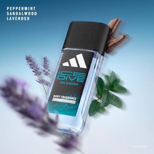 adidas Giftset Pure Game, Ice Dive and Dynamic Pulse Body Fragrance (75ml, 2.5fl oz), for him, Notes of Rosemary, Lemon, Peppermint, and Grapefruit, Men's Fragrance, Long Lasting, Sporty Fragrance - Image 3