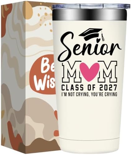 BIRGILT Senior Mom Class of 2027 Gifts, High School College Graduation Gifts for Senior Mom - I'm Not Crying, You’re Crying 20oz Tumbler by BIRGILT