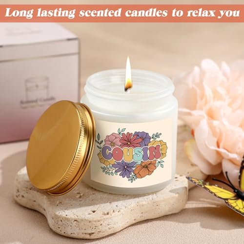 Funnymoom 6 Pcs Cousin Gifts for Women Cousin Birthday Gift Set - Image 4