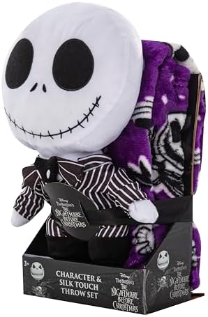 Northwest Nightmare Before Christmas Silk Touch with Hugger, Jack Smackdown, 50 x 40 inches - Image 3