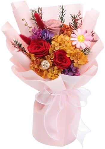 Lovenfold Flowers for Delivery,Preserved Flowers Bouquets,Red Rose Bouquets that Last 1-3 Years,Birthday Flowers Gifts for Women Mom Grandma Wife Friends by lovenfoldrose