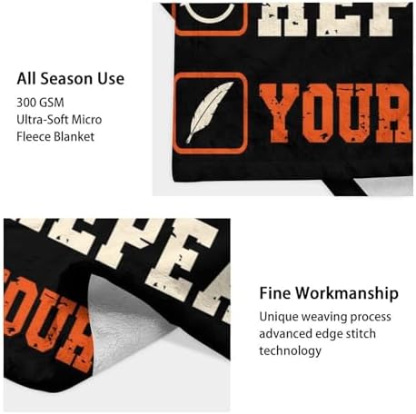 Mercuryelf Custom Basketball Throw Blanket - Soft, Fuzzy & Warm - 60x80 Inches Flannel Blankets for Bed, Couch - Black Sports Funny Throws Gift for Men, Women - Image 4