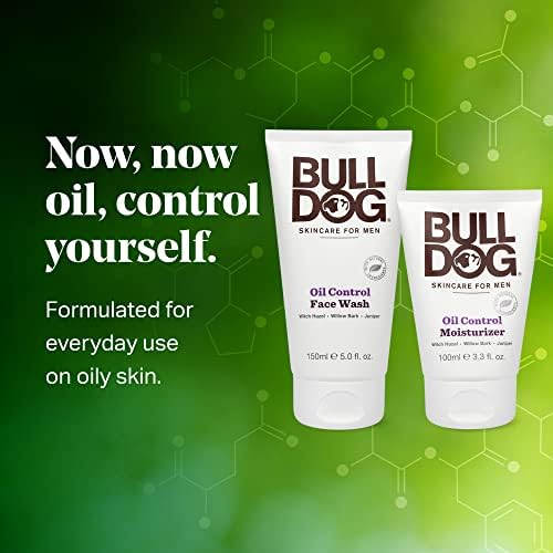 Bulldog Mens Skincare and Grooming Oil Control Starter Kit with Moisturizer and Face Wash, 2 Count - Image 3