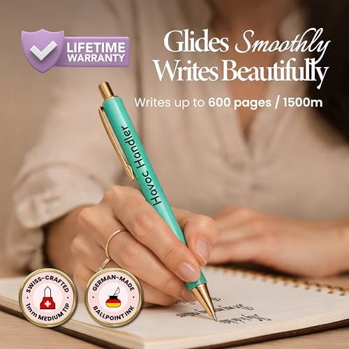 MESMOS 3Pcs Chaos Coordinator Pen Gift Set for Woman, German-Ink & 1mm Swiss-Tip, Chaos Coordinator Gifts for Women, Gift for Boss Female, Managers, Leader, Supervisors, Teachers, Boss Gifts for Women - Image 3