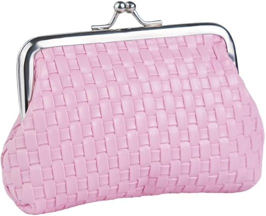 CONCISE Coin Purse Vintage Bag Lock Wallet Buckle Kiss Lock change purse leather coin purse change holder wallet coin