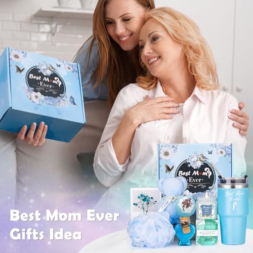 Mom Birthday Gifts Ideas Basket for Moms Mama Mother from Daughter Son Child, Mothers Day Gifts, New Mom Gift, Relaxing Spa Bath Set for Mama 20oz Tumbler - Image 5