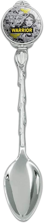 Wonder Woman Warrior Pattern Novelty Collectible Demitasse Tea Coffee Spoon