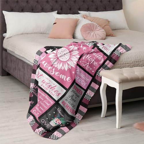 Get Well Soon Gifts for Women After Surgery, Inspirational/Sympathy/Relaxation/Spiritual/Motivational/Encouragement/You are Awesome Gifts for Women Blanket 60"x50" - Image 4