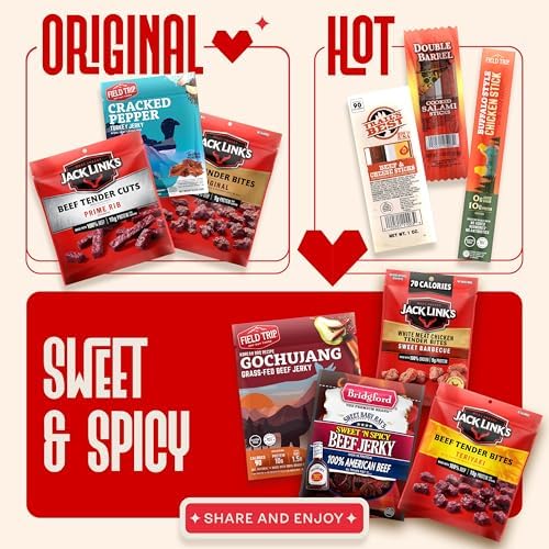 Beef Jerky Valentines Variety Pack - Valentines Day Gifts for Him Basket - Image 4