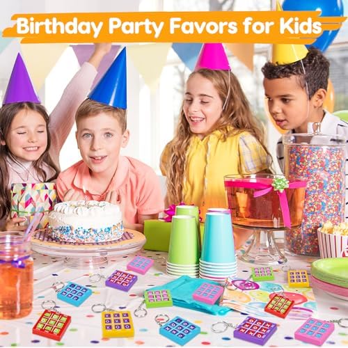 24PCS Tic Tac Toe Game Party Favors Goodie Bags Stuffers for Kids 4-8 8-12 - Image 2