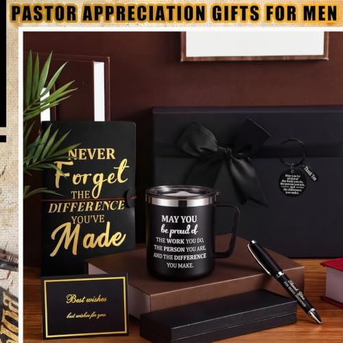 Shellwei 6 Pcs May You Be Proud Double Wall Mug Black Gift Set - Image 4