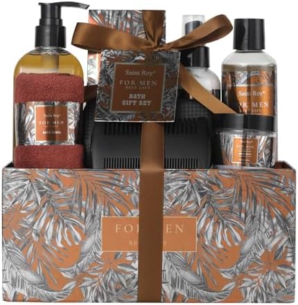 15Pcs Mens Perfume Bath & Body Care Gift Basket Set for Men, Father's Day - Image 7