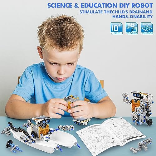 STEM 13-in-1 Education Solar Power Robots Toys for Boys Age 8-12 - Image 4