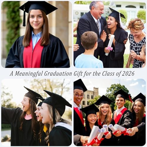 JoycuFF Graduation Gifts for Her Class of 2026 College High School 5th 8th Grade Preschool College Middle School Teen Girls Graduation Gifts The Adventure Begins Compass Bracelets for Women - Image 5