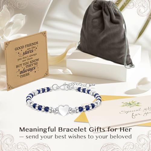 Inspirational Gifts Bracelets for Women, Healing Natural Stone Bracelets - Image 6