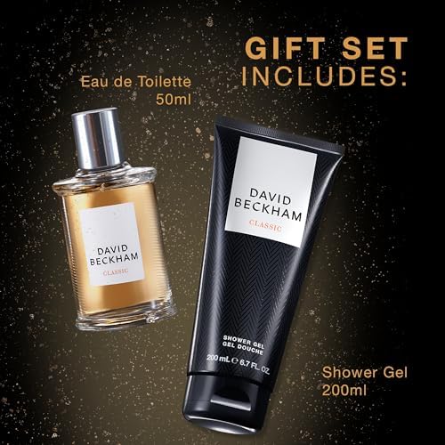 David Beckham Classic Eau de Toilette + Shower Gel Gift Set, Notes of Grapefruit, Cashmere Wood, and Musk, Men's Fragrance, Long Lasting, Everyday Fragrance - Image 6
