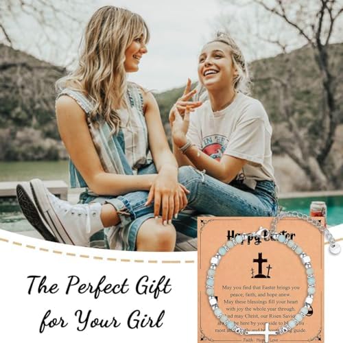 Religious Cross Bracelet for Women Girls, Christian Gifts - Image 3