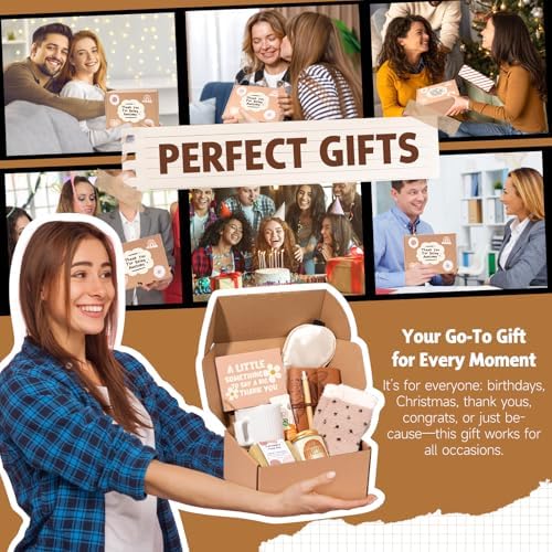 Suhctuptx Thank You Gifts for Women, Employee Appreciation Gifts, Thank You Gift Basket Appreciation Gift Christmas Ideas Box for Women Coworkers Teacher Nurse Friends Mom Her Secretary Employees - Image 2
