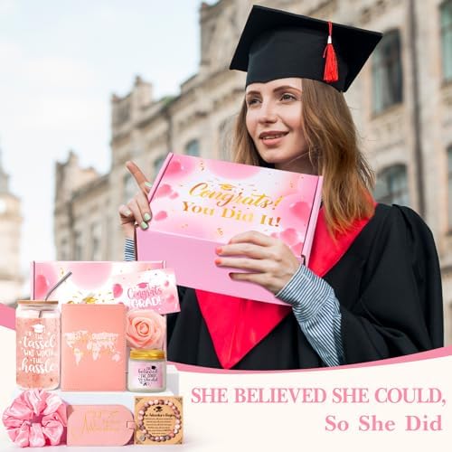 2026 Graduation Gift for Her, The Tassel Was Worth the Hassle, College High School Master Degree Grad Gifts Class of 2026 Graduation Gift Set for Daughter, Sister, Friend, 8pcs Unique Cool Grad Gift - Image 7