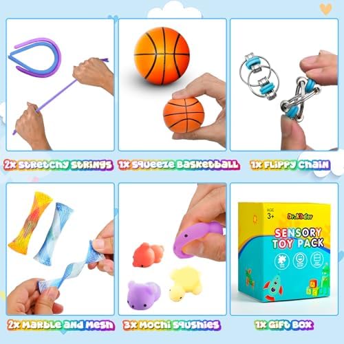 15Pack Fidget Toys Bulk for Adult Kids Age 5-7, 8-12, Figette Classroom Must Have Back to School Gifts for Students Treasure Prize Box Sensory Autism Travel Must Have ADHD Autistic Stress Anxiety - Image 4