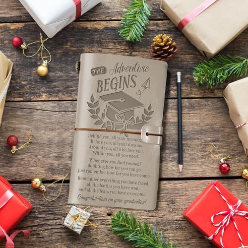 PRSTENLY Graduation Gifts Leather Journal, Graduation Gifts for Hers Him - Image 5