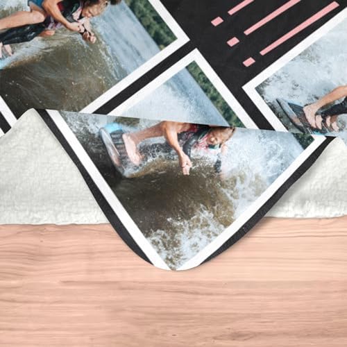 inkArts Gifts for Dad Custom Blankets with Photos Personalized Photo Blankets with Picture for Dad, Customized Throws Blanket for Fathers Day Plush Best Daddy Ever Family Husband Men Birthday - Image 7