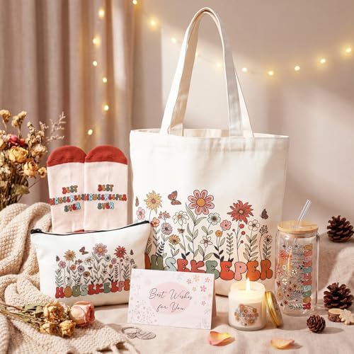Funnymoom 6Pcs Housekeeping Week Gifts for Women Thank You Housekeeper Gift - Image 2