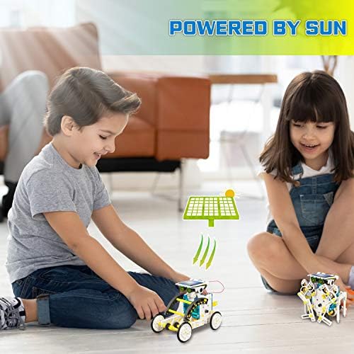 STEM 13-in-1 Solar Power Robots Toy,Educational Experiment DIY Robotics Kit - Image 6