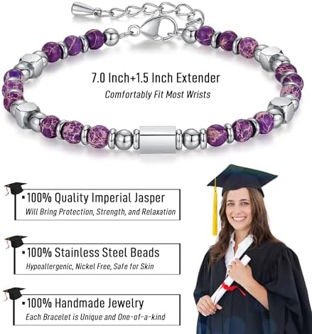 AryaHozel 2026 Graduation Gift for Her/Women/Girls Beaded Bracelets - Image 3