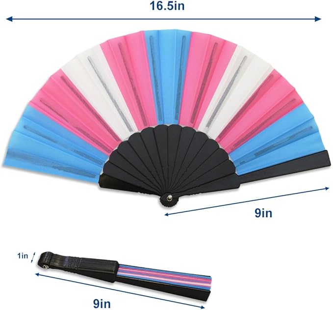 Flags Importer Transgender Small (9in) Hand Fan
