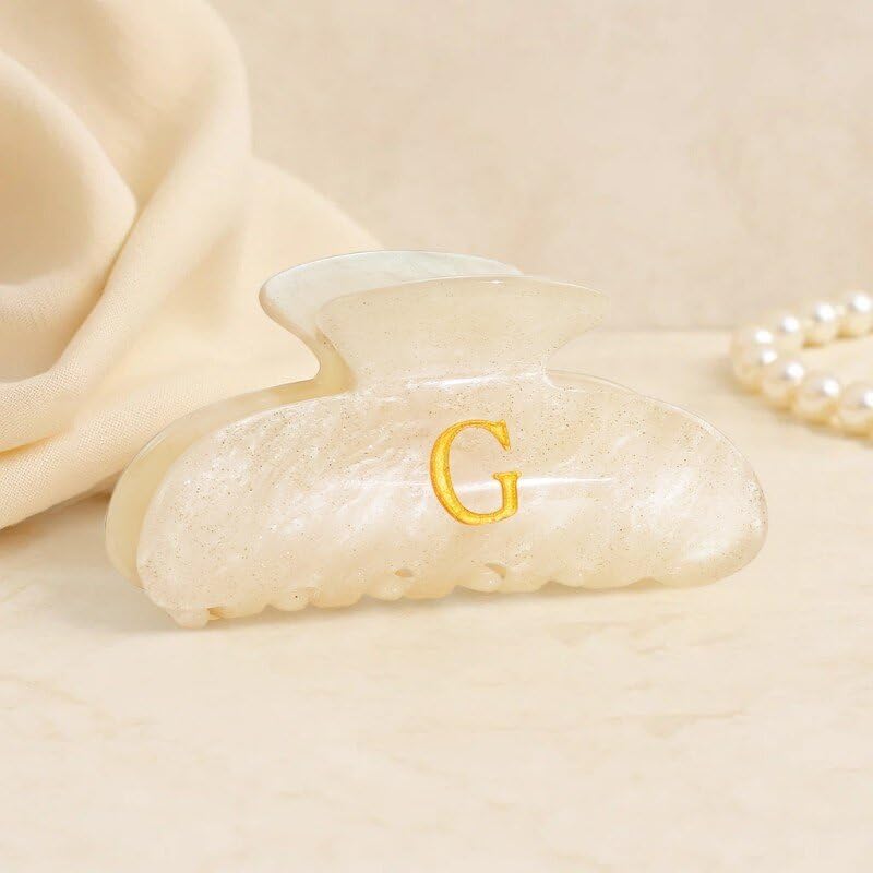 Birthday Gifts for Mom/New Mom - Personalized Letter Hair Claw Clips - Image 6
