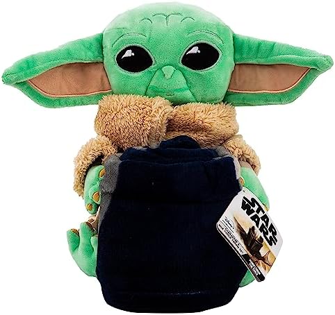 Northwest Star Wars: The Mandalorian Dark Hover Character Hugger Pillow & Silk Touch Throw Blanket Set, 40" x 50" - Image 3