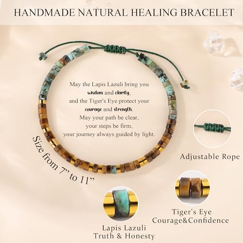 JoycuFF Morse Code Bracelets Christmas Birthday Gifts for Women Her - Image 4