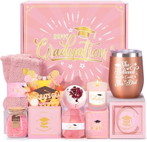 UAREHIBY 2026 Graduation Gift for Her,Him,Graduation Gifts for Women,Funny kindergarten,Preschool College Gift Box,High School,Masters Degree Gift Set for Friend,Daughter,Son,Nieces by UAREHIBY
