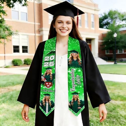 D-Story RN Graduation Stole Custom Nursing Stole Registered Nurse BSN MSN Graduation Sash Class of 2026 - Image 6