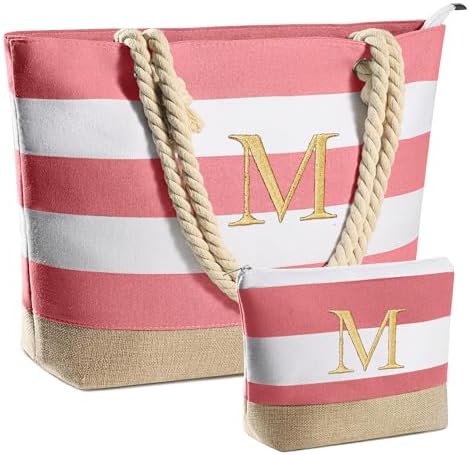 YOOLIFE Beach Bags for Women - Travel Canvas Beach Tote, Pool Waterproof Bag, Travel Essentials, Gifts for Women Birthday by YOOLIFE