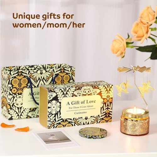 Curimama Unique Rotating Hummingbird Candle Gift Set for Women - Image 4