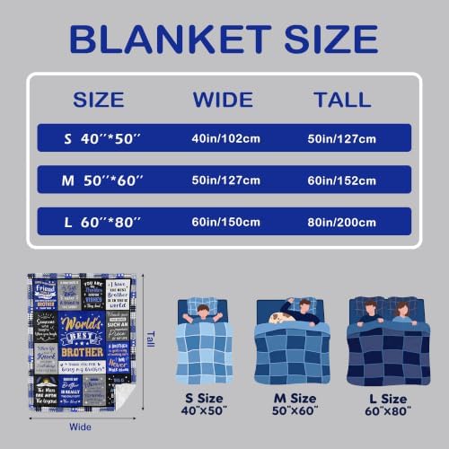 Gifts for Brother, Big Brother Gift from Sister, Brothers Blanket - Image 7