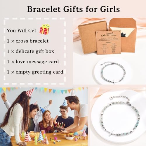 Religious Cross Bracelet for Women Girls, Christian Gifts - Image 4