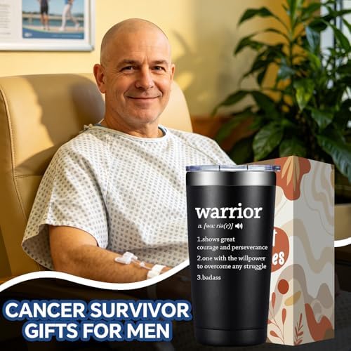 BIRGILT Cancer Survivor Gifts for Men - After Breast Surgery Gifts for Women - Get Well Gift for Survivor Patients Male Female - 20oz Insulated Tumbler Cup - Image 2