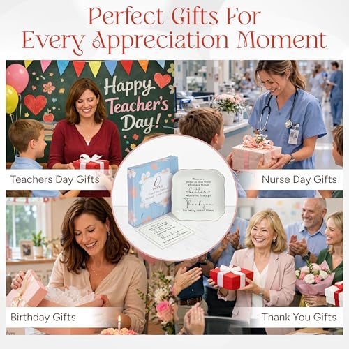 OASSIE Thank You Gifts for Women, Retirement Gifts - 4x4 Ceramic Dish Tray - Image 5