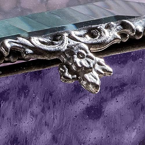 Graduation Keepsake Box Class of 2026 Personalized Name, Purple Glass Jewelry Box, Engraved Memory Box with Graduation Cap, Senior Gift 2026 - Image 5