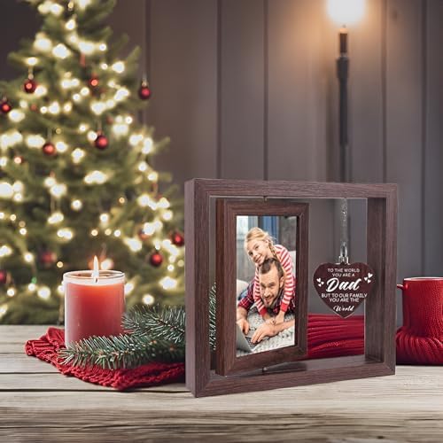 First Fathers Day Dad Gifts from Daughter Son, 1st Fathers Picture Frames New Dad and First Time Dad Gifts, Thanksgiving Birthday Gift Dad Picture Frames 4x6 - Image 5